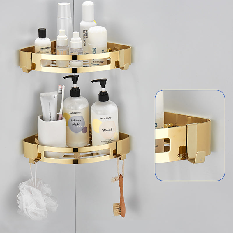 Modern Bathroom Accessory Mounting Kit Gold Bathroom Hardware