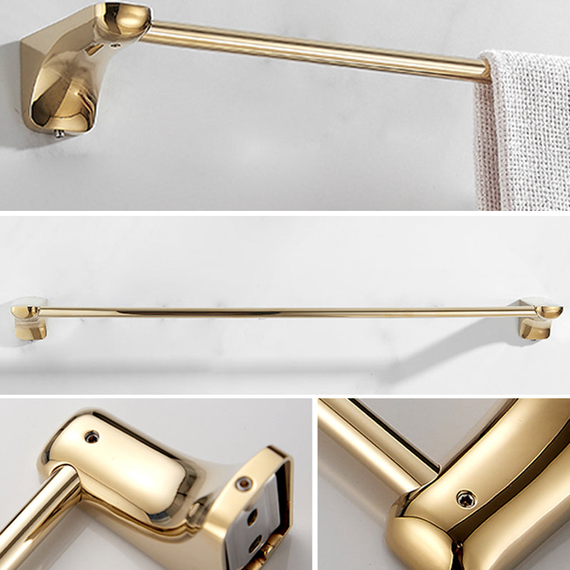 Modern Bathroom Accessory Mounting Kit Gold Bathroom Hardware