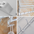 Modern Bathroom Accessories Hardware Set Silver Bathroom Accessories Kit