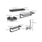 Gray Bathroom Accessory Set Modern Bathroom Accessories Hardware Set