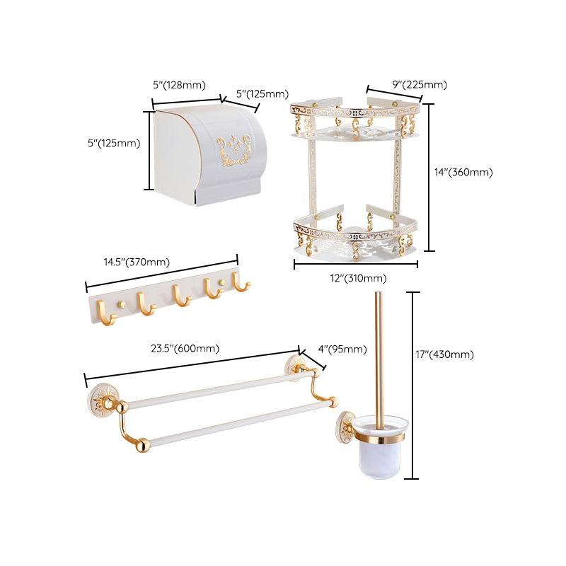 Traditional Metal Bathroom Accessories As Individual Piece Or As Set