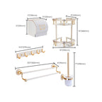 Traditional Metal Bathroom Accessories As Individual Piece Or As Set
