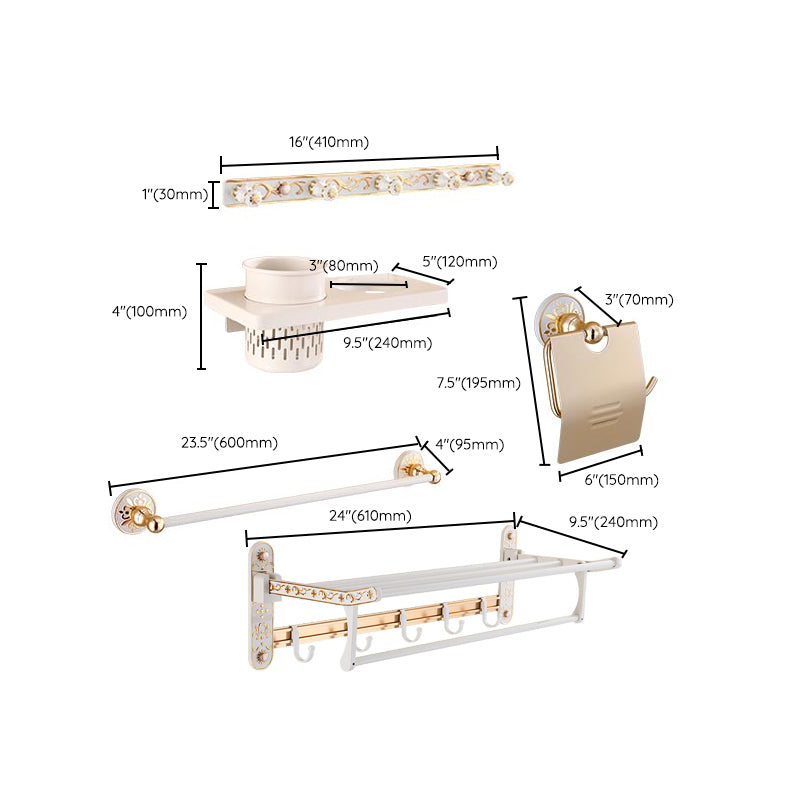 Traditional Metal Bathroom Accessories As Individual Piece Or As Set