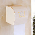 Traditional Metal Bathroom Accessory Hardware Set with Paper Holder