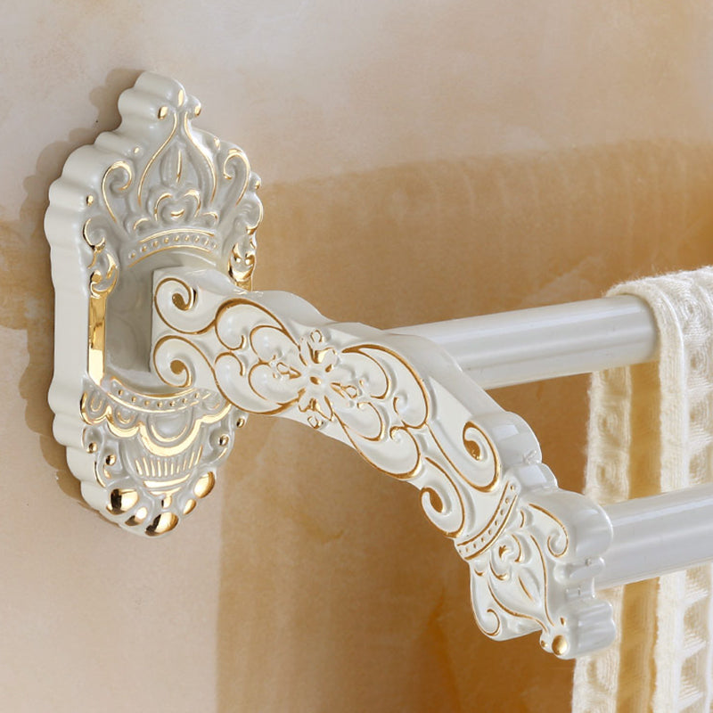 Traditional Metal Bathroom Accessory Hardware Set with Paper Holder