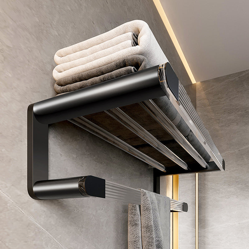 Contemporary Black Metal Bathroom Accessories Single Piece or as Set
