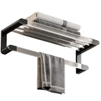 Contemporary Black Metal Bathroom Accessories Single Piece or as Set
