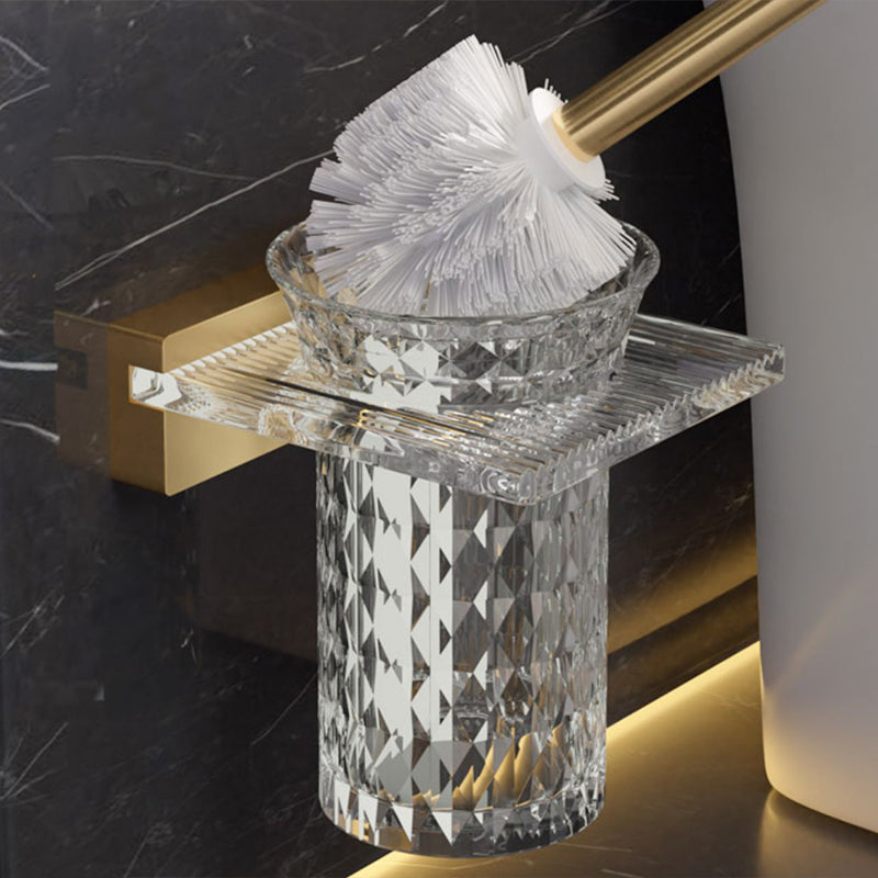 6-piece Bathroom Set Aluminium and Acrylic Bathroom Accessories Hardware Set