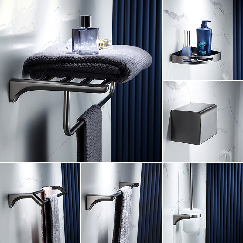 Gray traditional bathroom hardware set stainless steel bathroom accessory set