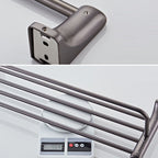 Gray traditional bathroom hardware set stainless steel bathroom accessory set
