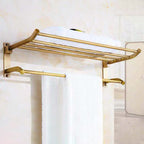 4-piece traditional bathroom accessory set Gold Brass bathroom accessory hardware set