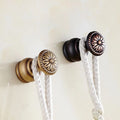 4-piece traditional bathroom accessory set Gold Brass bathroom accessory hardware set