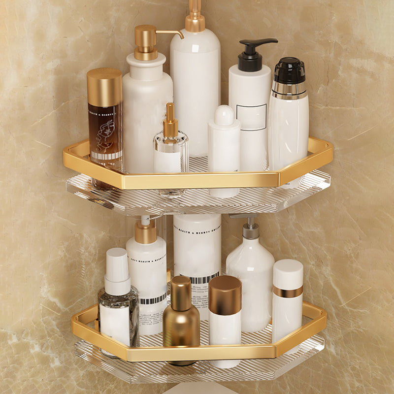 Metal and Acrylic Bathroom Accessory Set Transparent Bathroom Accessories