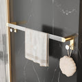 Metal and Acrylic Bathroom Accessory Set Transparent Bathroom Accessories