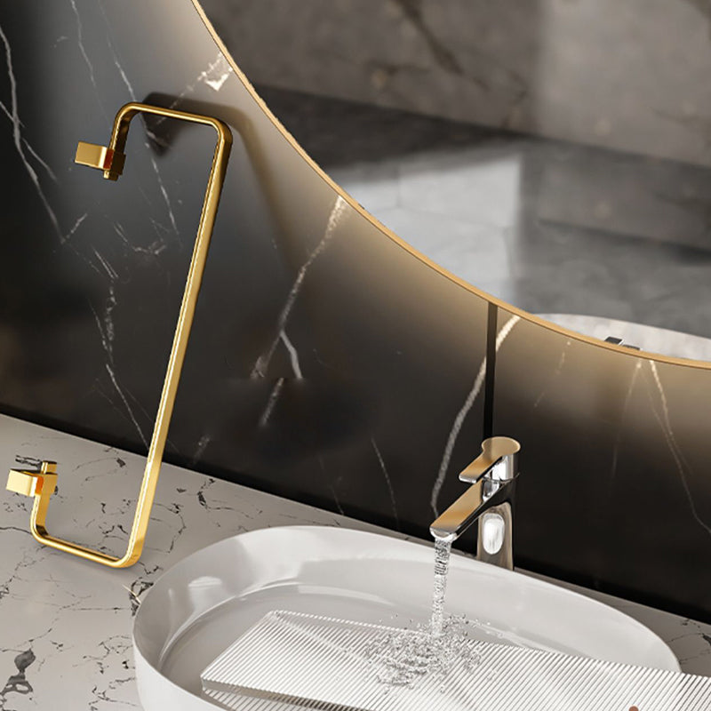 Metal and Acrylic Bathroom Accessory Set Transparent Bathroom Accessories