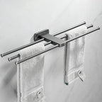 Modern Silver Bathroom Accessories As Individual Piece Or In Set With Towel Bar