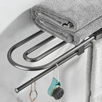 Modern Silver Bathroom Accessories As Individual Piece Or In Set With Towel Bar
