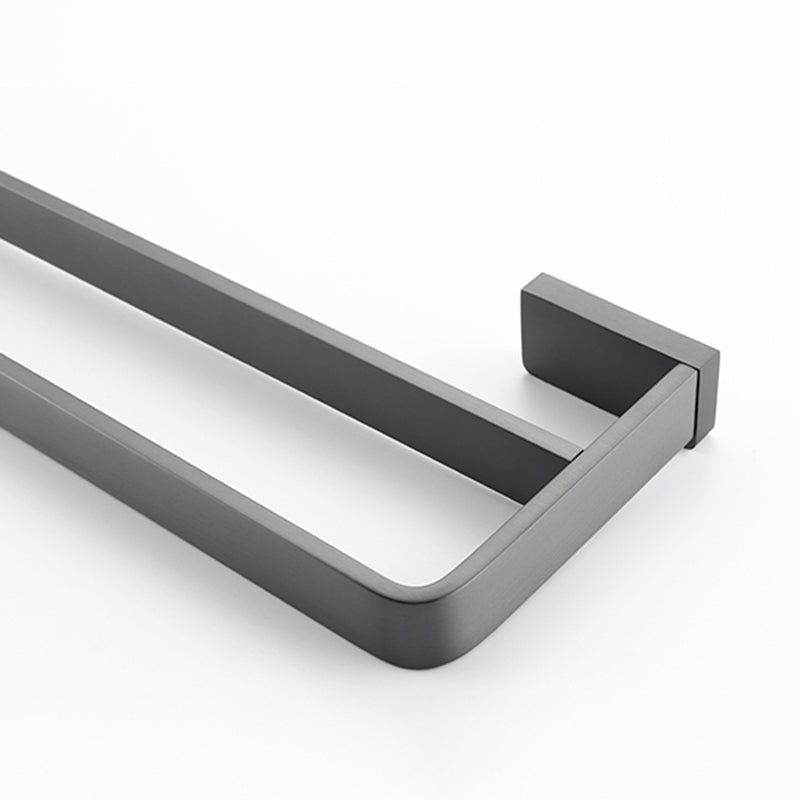Gray metal modern bathroom accessories as a single item or as a set