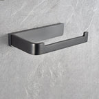 Gray metal modern bathroom accessories as a single item or as a set