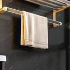 Plastic Modern Bathroom Accessories Hardware Set with Shelf