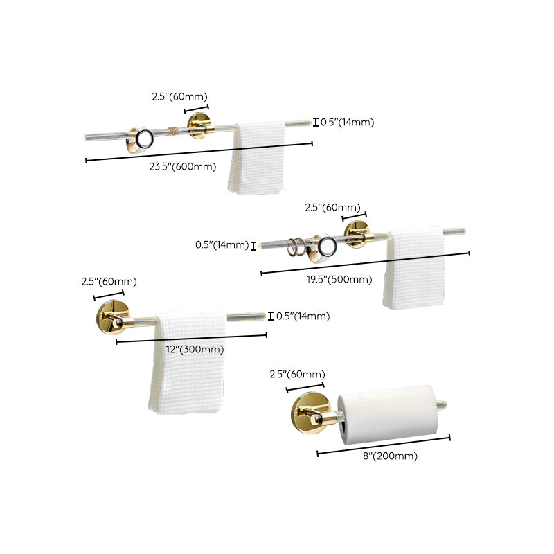 Plastic Modern Bathroom Accessories Hardware Set with Shelf