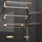 Modern Bathroom Accessories Set Bathroom Shelf Gold Towel Holder Bathroom Hardware Set