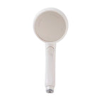 Plastic Handheld Showerhead White Standard Spray Round Wall-mounted Swivel Showerhead