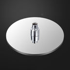 Metal Shower Combo Contemporary Fixed Shower Head with Round and Rectangular Shape
