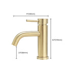 Deck Mounted Roman Tub Faucet Low Arc Tub Faucet Set in Gold