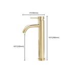Deck Mounted Roman Tub Faucet Low Arc Tub Faucet Set in Gold