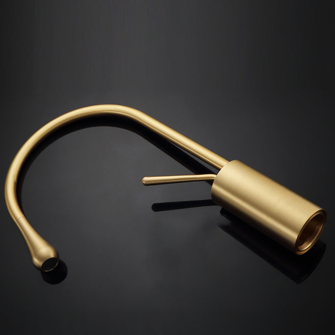 Wall-mounted metal bathtub faucet bathtub filler single lever shower faucet
