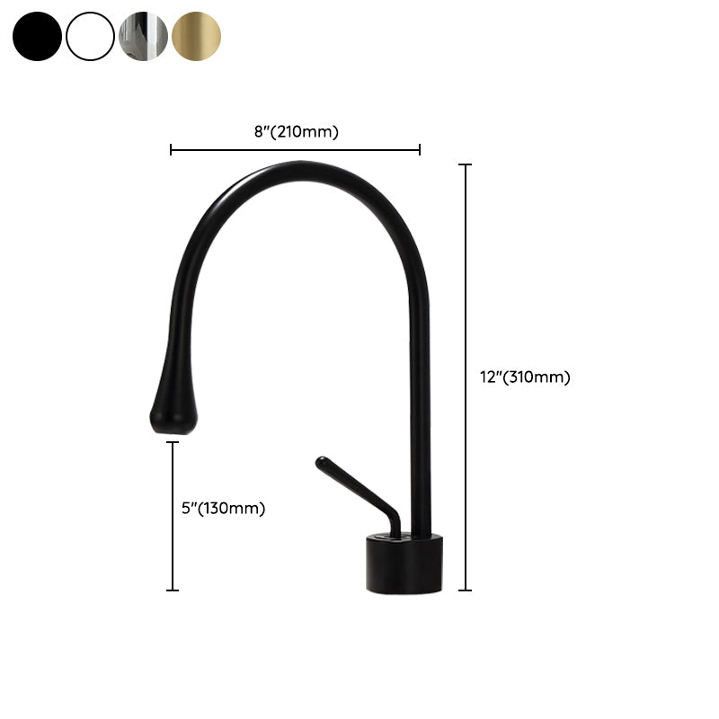 Wall-mounted metal bathtub faucet bathtub filler single lever shower faucet