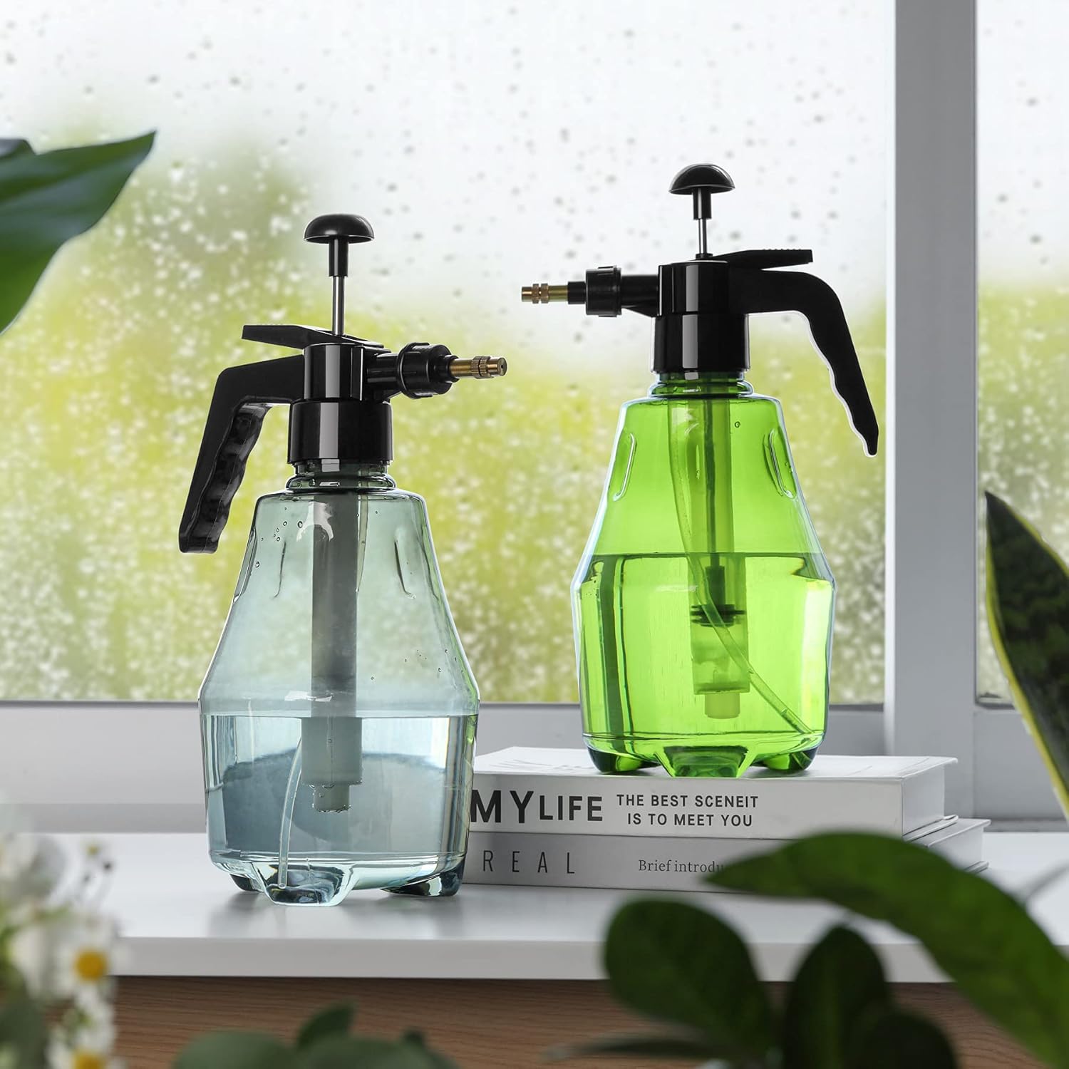 Pressure Pump Spray Bottle – Manual Spray Bottle for Garden and Plant Care
