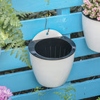 Self-watering hanging plant pot – Modern flower pot for wall mounting