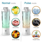 Portable smoothie blender with 4000 mAh battery & 600 ml capacity
