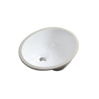 Modern Oval Washstand Ceramic Table Installation Sink Bathroom