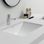 Modern Oval Washstand Ceramic Table Installation Sink Bathroom