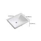 Modern Oval Washstand Ceramic Table Installation Sink Bathroom