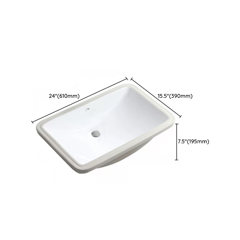 Modern Oval Washstand Ceramic Table Installation Sink Bathroom