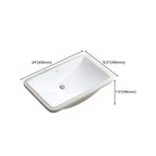 Modern Oval Washstand Ceramic Table Installation Sink Bathroom