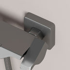 Push-button shower system wall mounting hand shower square shower system with shower hose