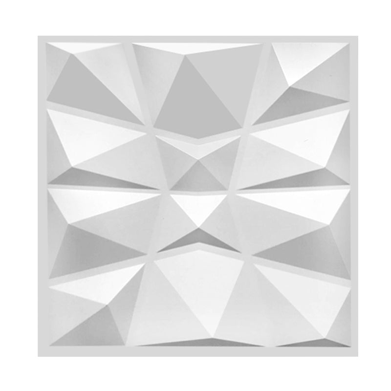 Modern Zinc Back Wall Panel Smooth Upholstered Wall Ceiling in Black and White