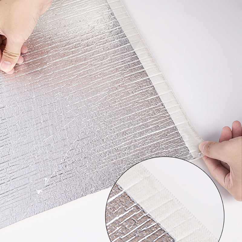 Modern solid color splash protection panels for peeling and attaching waterproof wall cladding