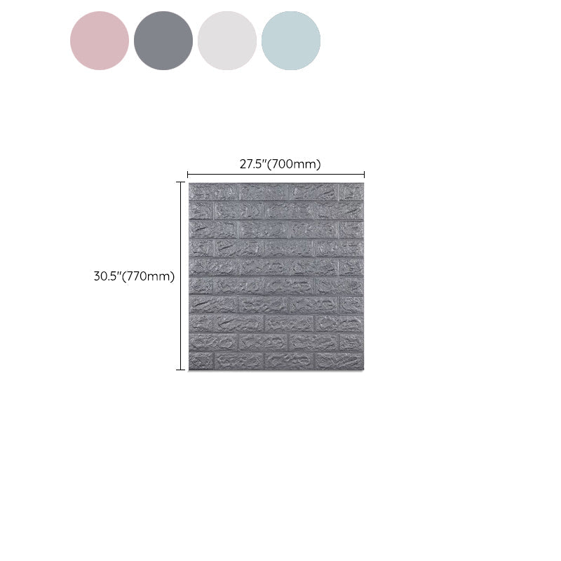 Back Wall Panels 3D Embossing Peel and Stick Wall Covering for the Living Room