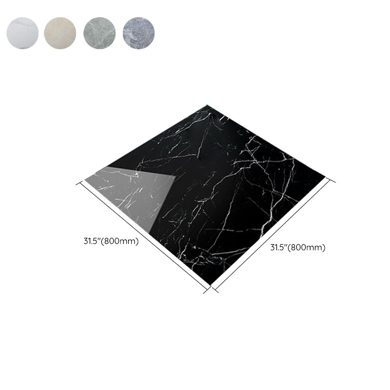 Waterproof Wallpaper PVC Single Tiles Wallpaper with Square Shape