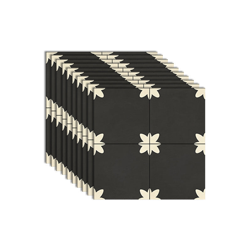 PVC Peel and Stick Splash Protection Square Single Panel Wallpaper with Water Resistant