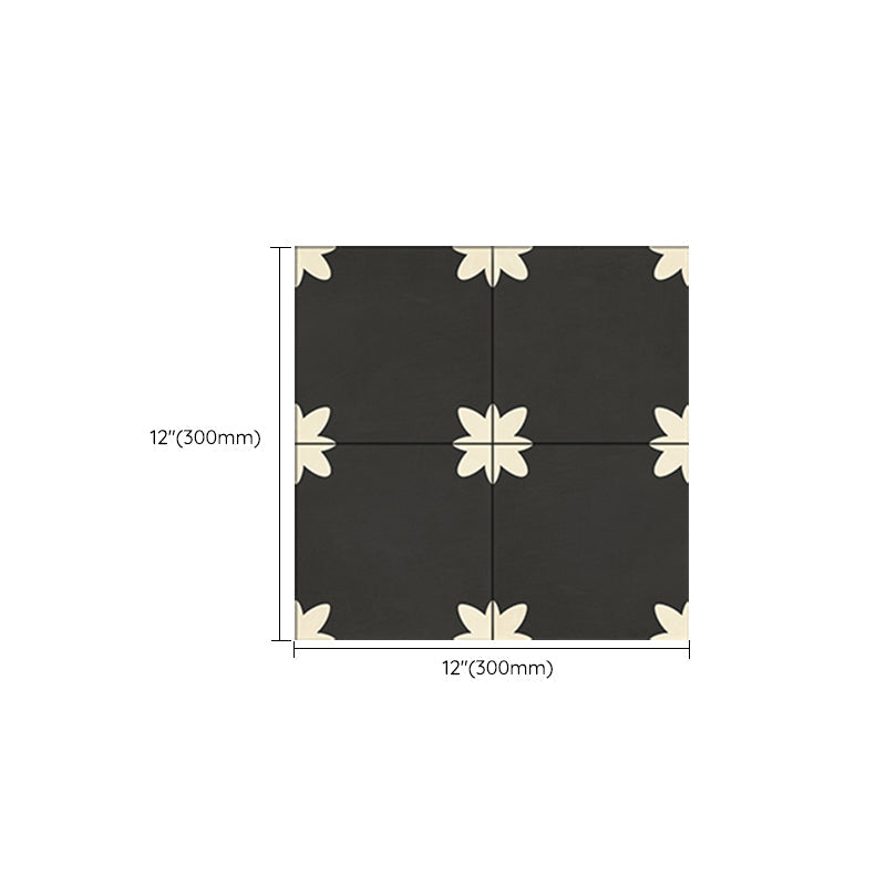 PVC Peel and Stick Splash Protection Square Single Panel Wallpaper with Water Resistant
