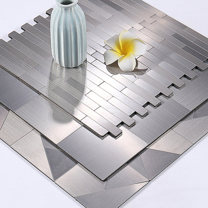 Square Peel & Stick Mosaic Tile Waterproof Mosaic Tiles Wallpaper
