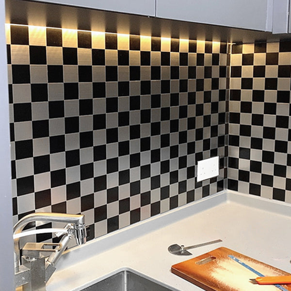 Square Peel & Stick Mosaic Tile Waterproof Mosaic Tiles Wallpaper