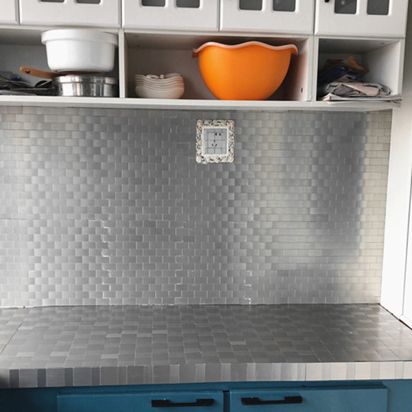 Square Peel & Stick Mosaic Tile Waterproof Mosaic Tiles Wallpaper